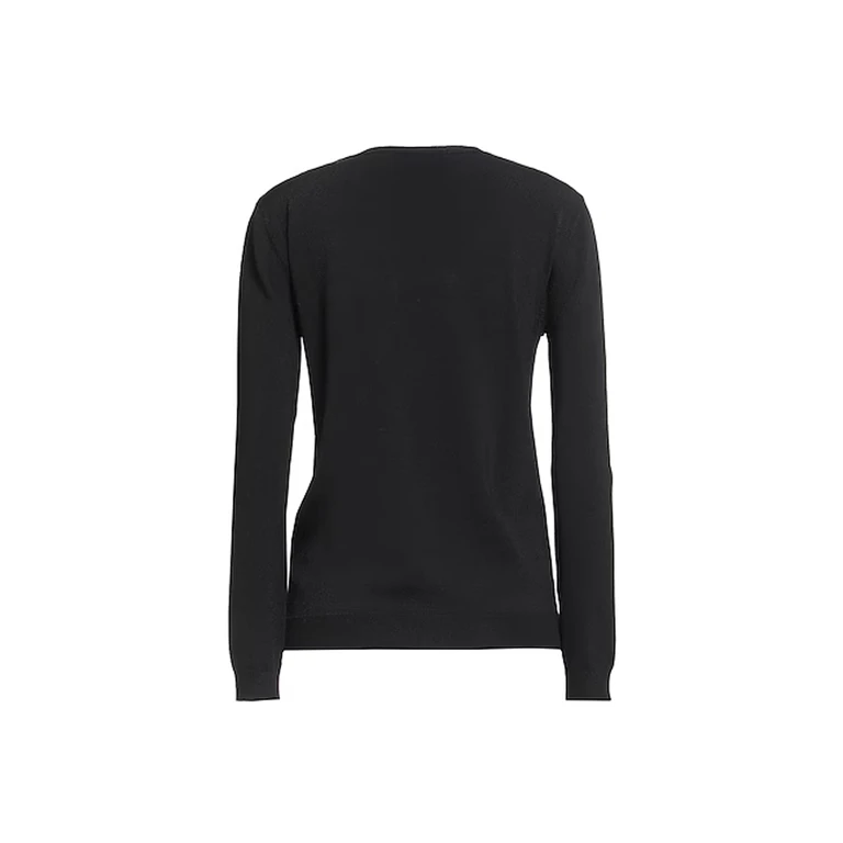 Valentino Garavani Logo Pullover Black Polyamide Viscose - Women