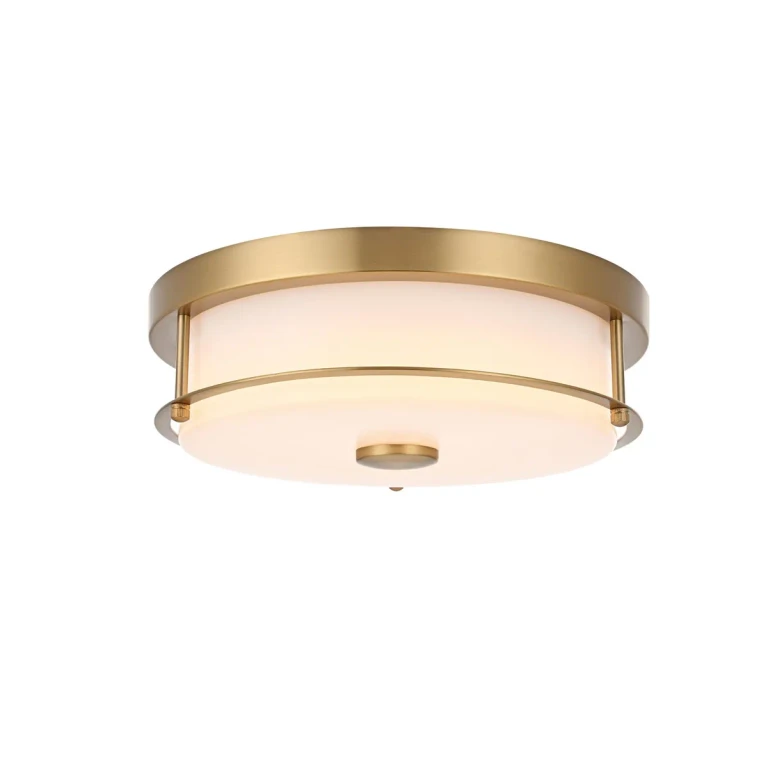 Satin Gold LED Flush Mount from the Kolson Collection