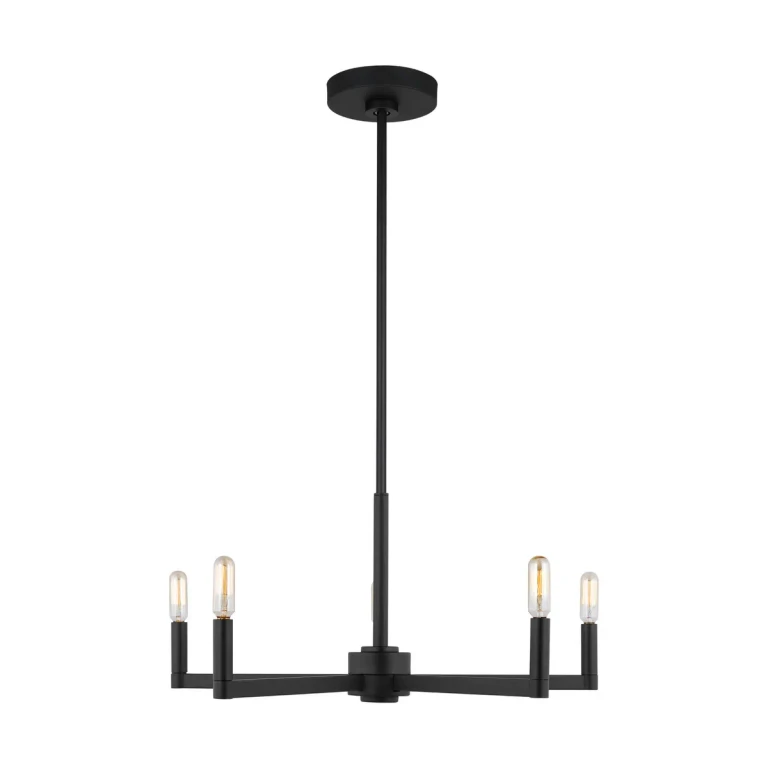 Midnight Black LED Chandelier from the Fullton Collection