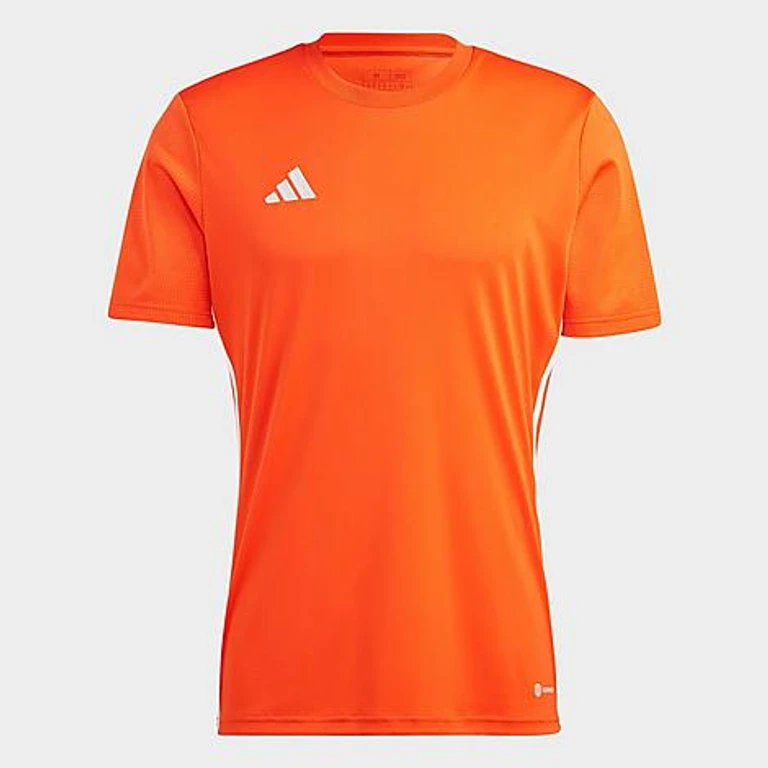 adidas Men's Tabela 23 Soccer Jersey in Team Orange/White Size: Small