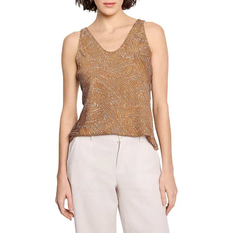 Nic+Zoe Swirling Sands Tank Top