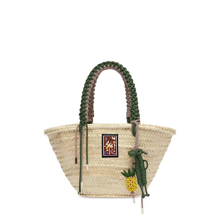 Alemais Macrame Midi Basket Bag