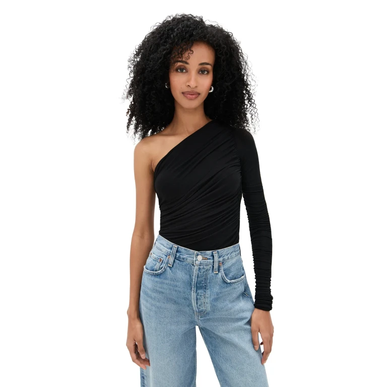 AGOLDE Annette Tee Black M