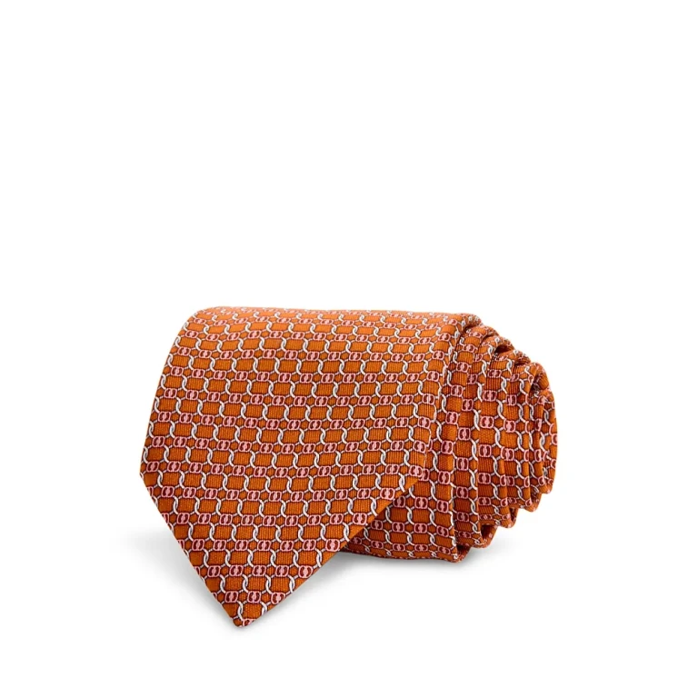 Ferragamo Silk Classic Gancini Link Tie