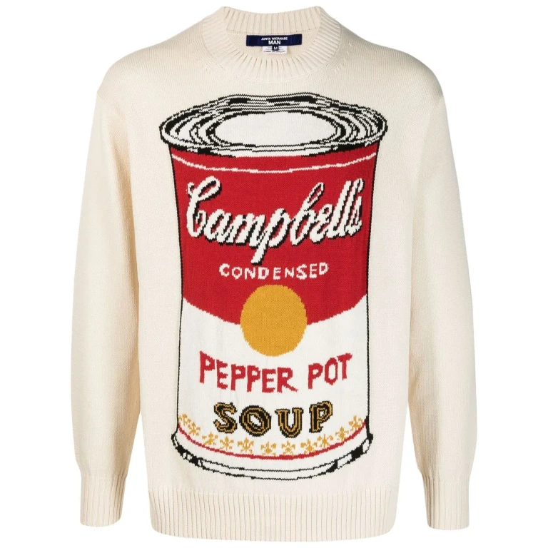 Junya Watanabe Printed Cotton Sweater