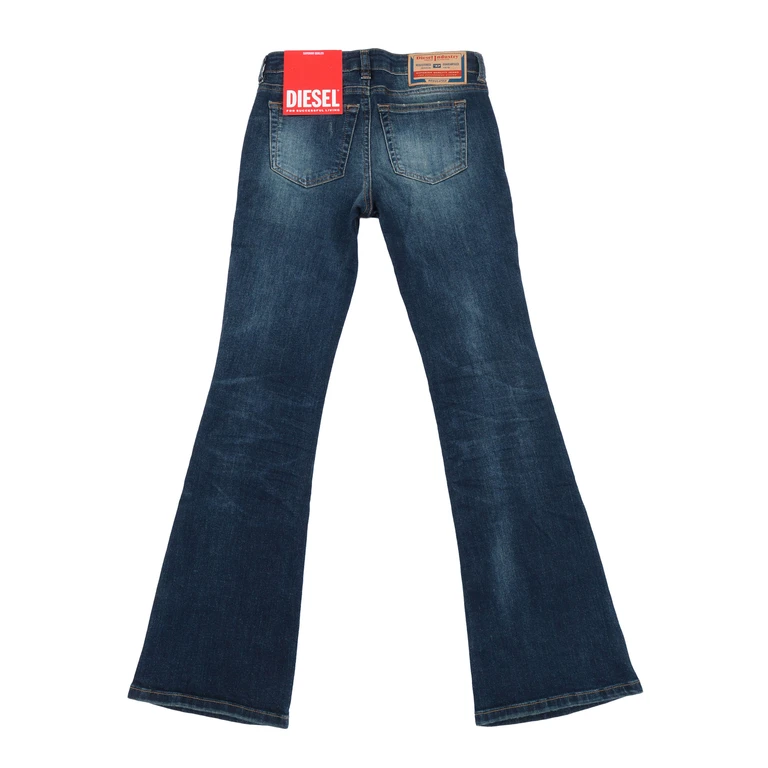 Diesel Kids 5 Pockets Blue Cotton Elastane Jean