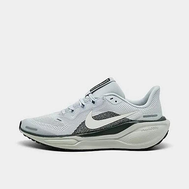 Nike Big Kids Pegasus 41 Running Shoes in White/Magic Ember/Black Size: 1.0