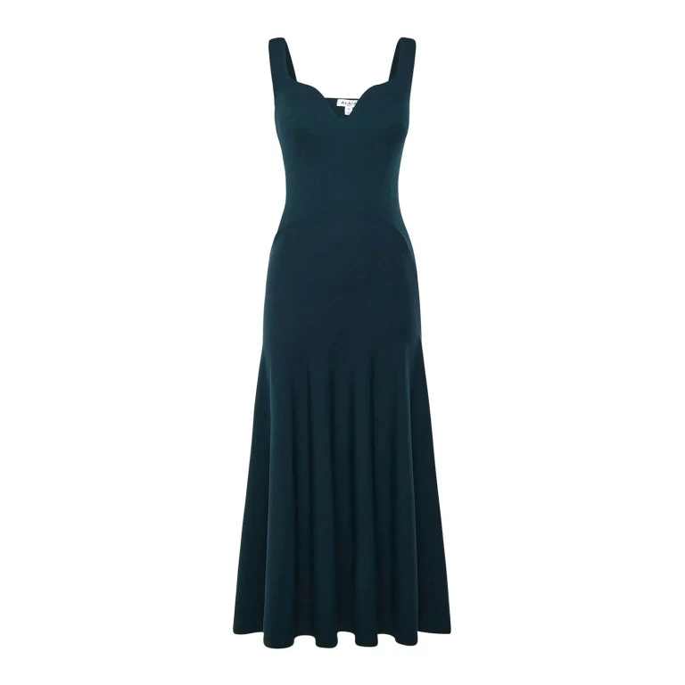 Alaïa Robe Au Genou - Vert