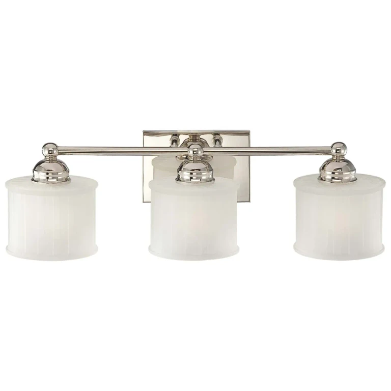 1730 Series 3-Light 24" Bathroom Vanity Light in Polished Nickel