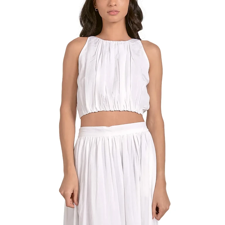 Elan Elastic Halter Top