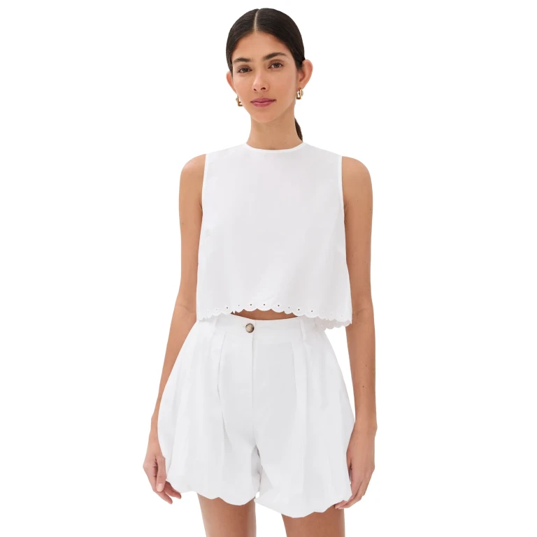 Cecilie Bahnsen Deeba Top White 10