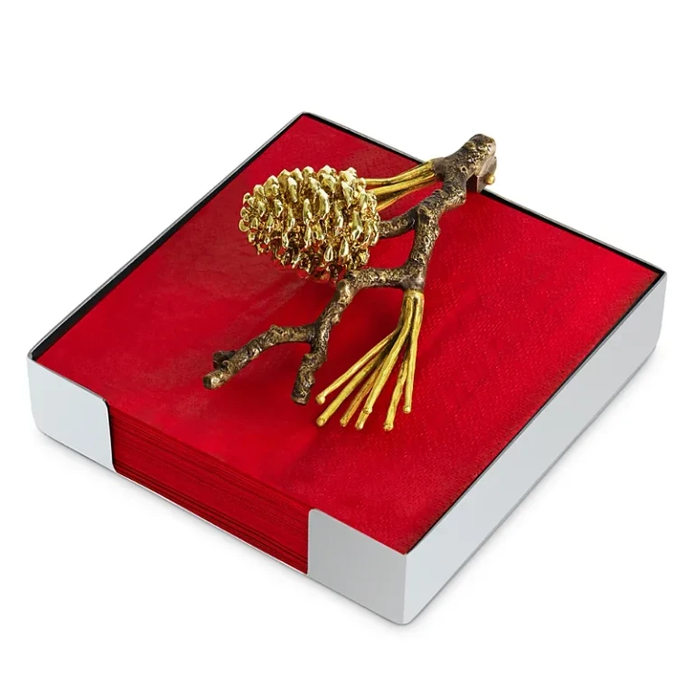 Michael Aram Pinecone Cocktail Napkin Holder