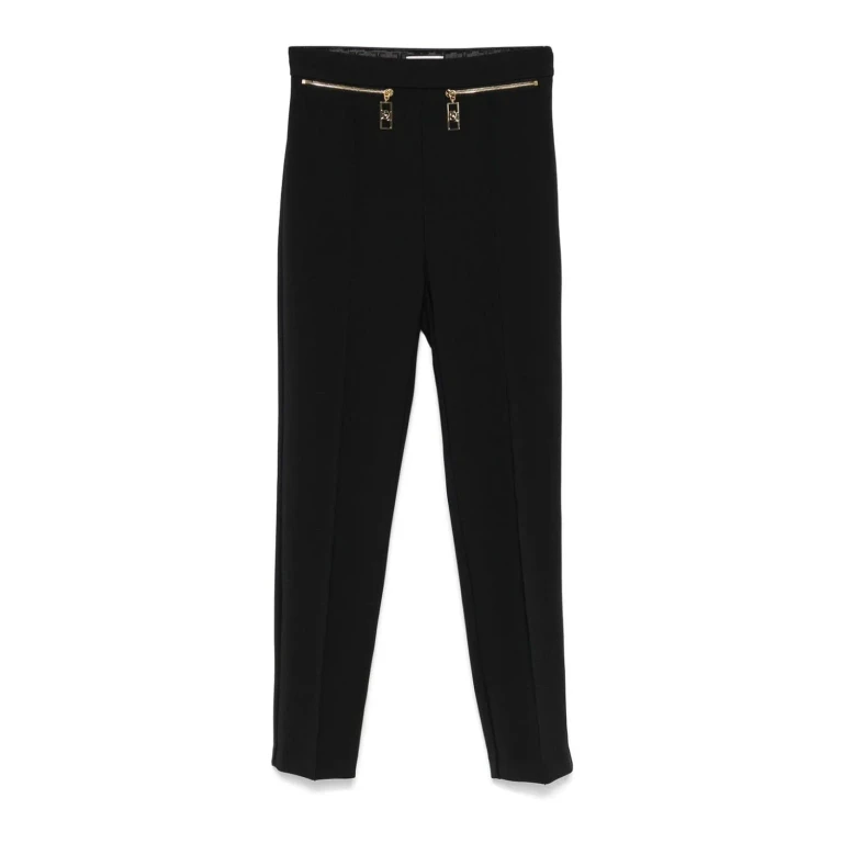 Elisabetta Franchi Pantalons Décontractés - Bleu