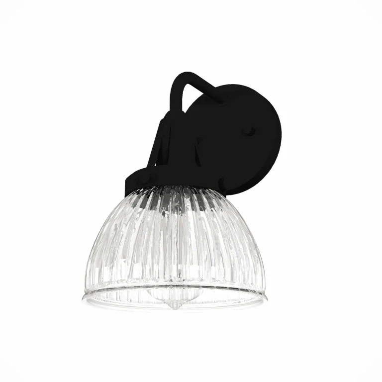 Natural Black Iron One Light Wall Sconce from the Cypress Grove Collection