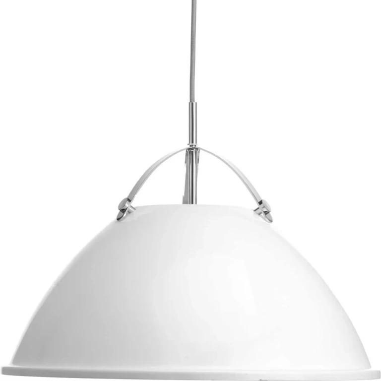 White One Light Pendant from the Tre Collection