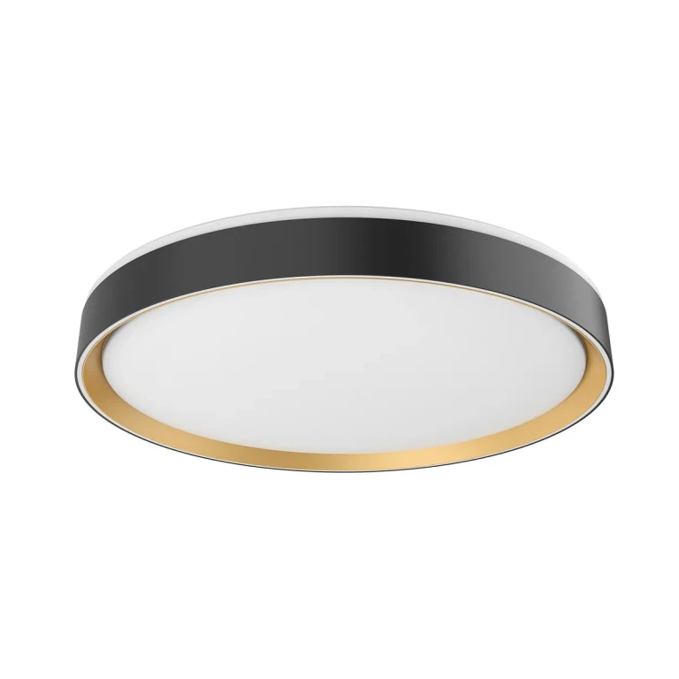 Black Gold LED Flush Mount from the Essex Collection