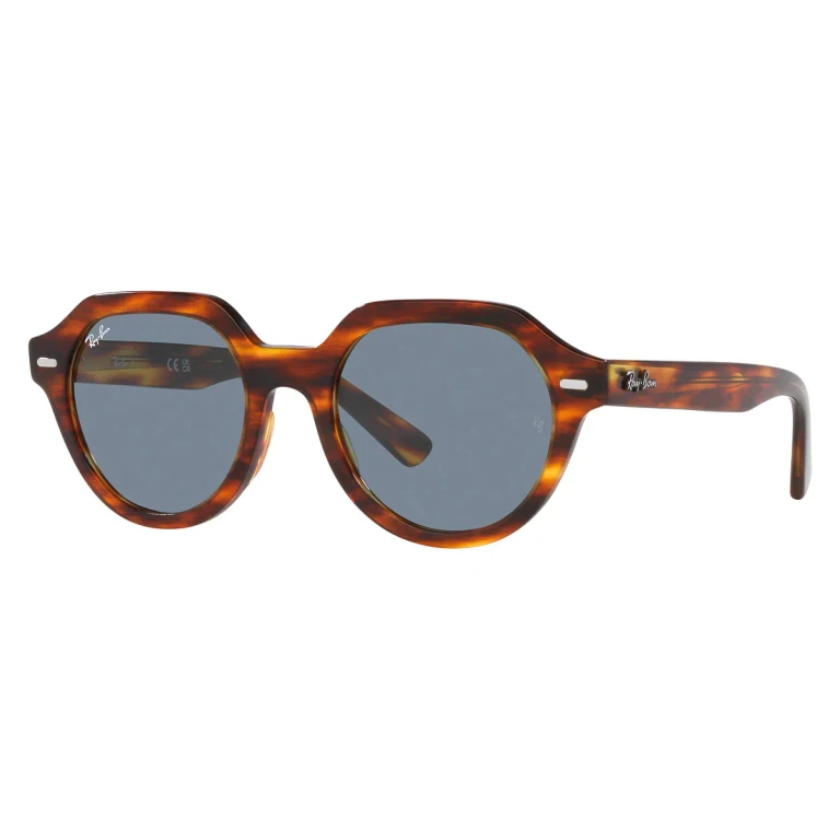 Ray Ban GINA Blue Square Unisex Sunglasses RB4399 954/62 51