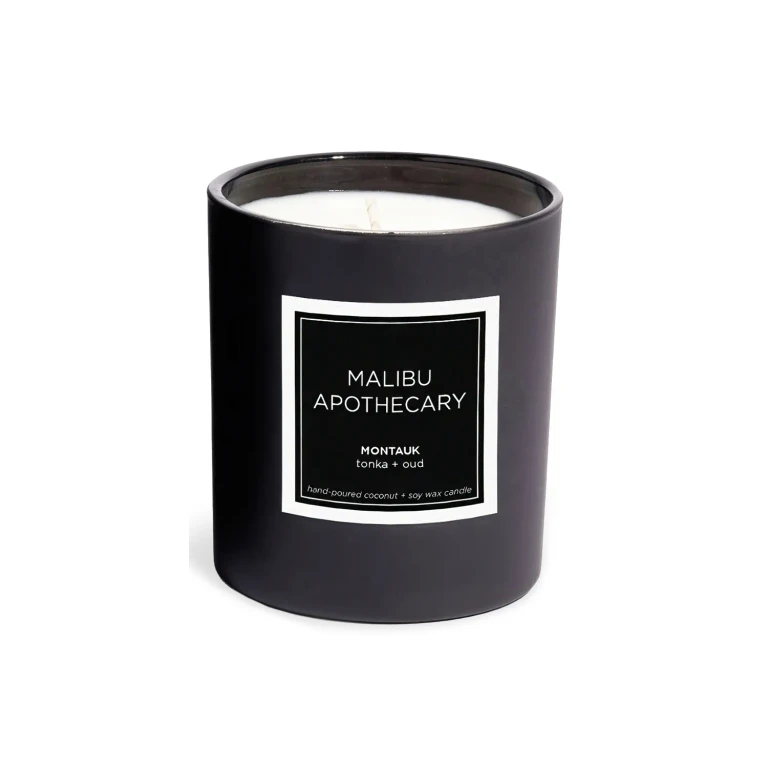 Malibu Apothecary Montauk Candle Matte Black 8.0 oz/237 mL