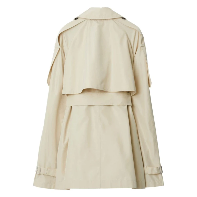 Burberry Jackets White Outer: Silk Lining: Viscose - Women