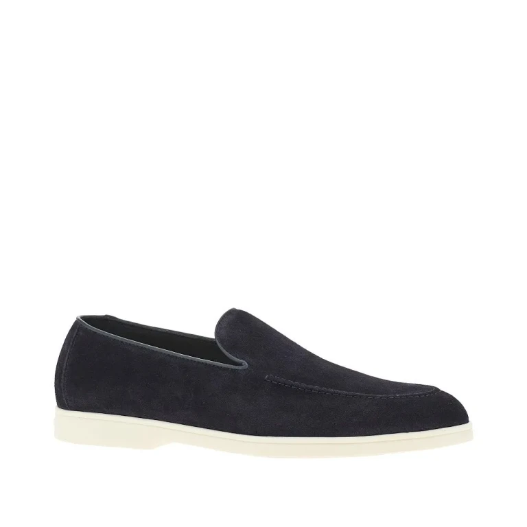 DOUCAL'S Suede leather loafers Man 39