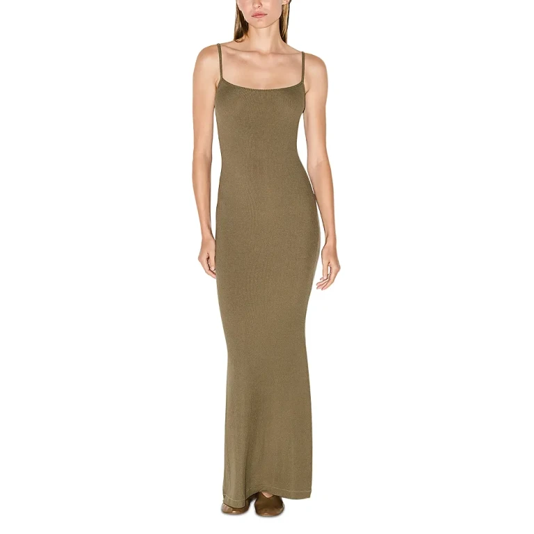 Skims Soft Lounge Long Slip Dress