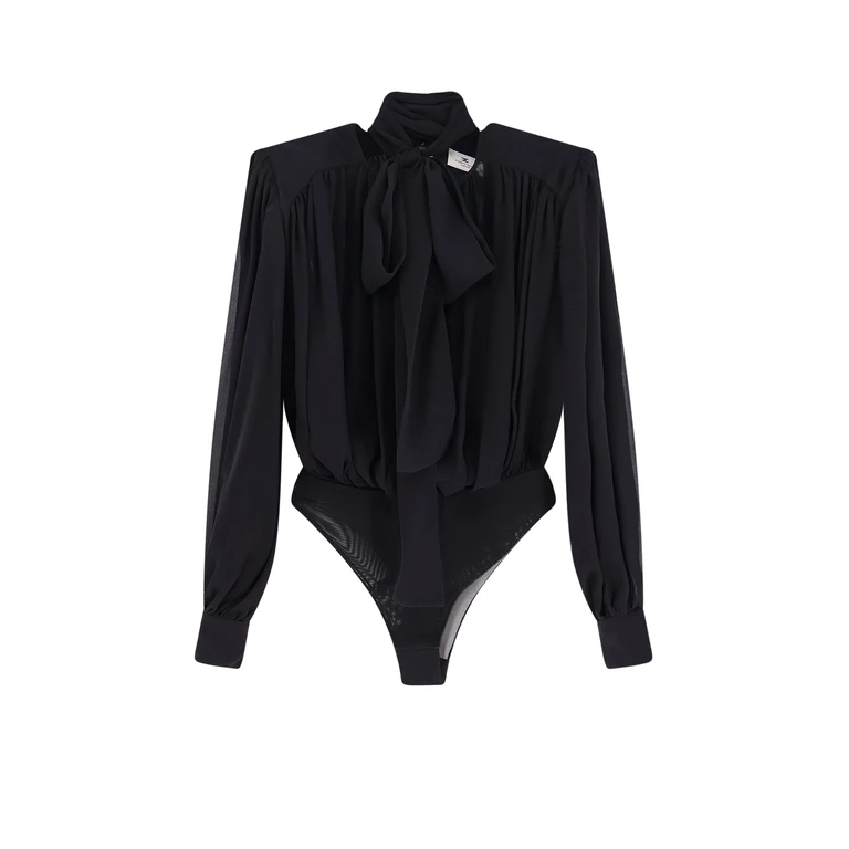 Elisabetta Franchi Shirts Black Seta - Women