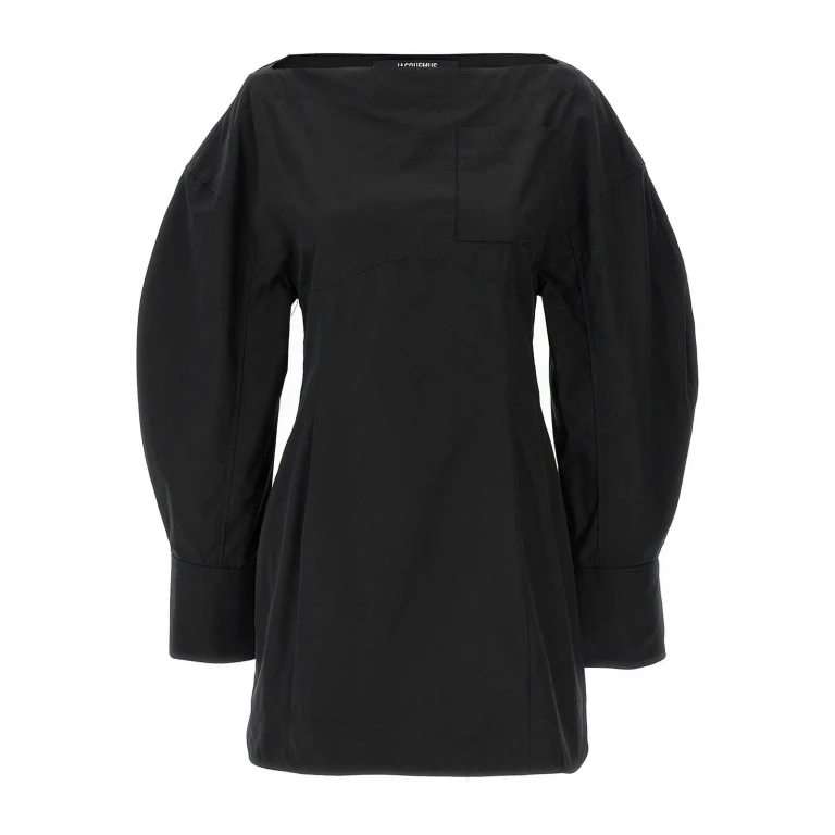 Jacquemus Robe Au Genou - Noir