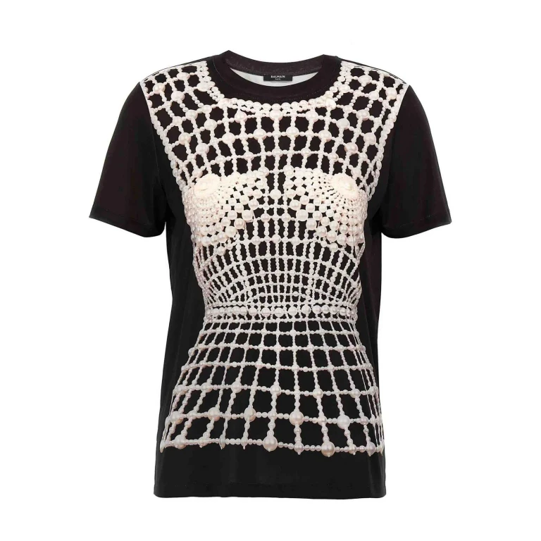 T-shirt Balmain pour homme - Noir