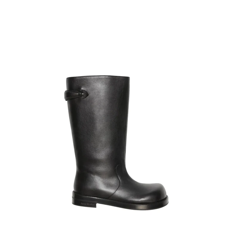 Acne Studios Half-leg Boot With Lace At The Back