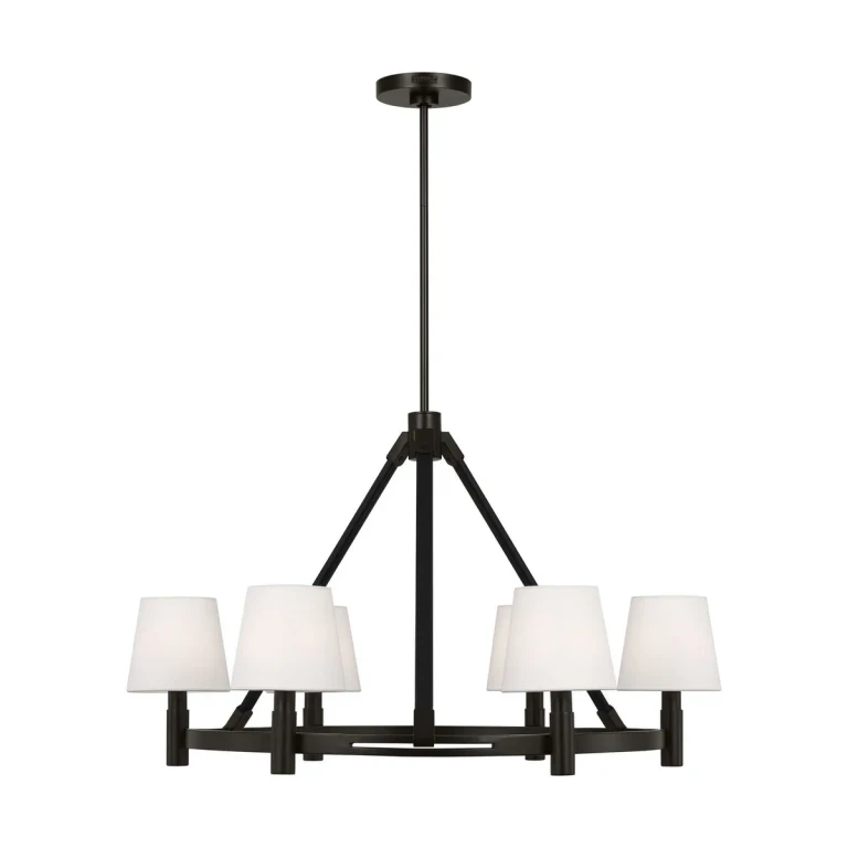 Aged Iron Chandelier from the Grayson Collection