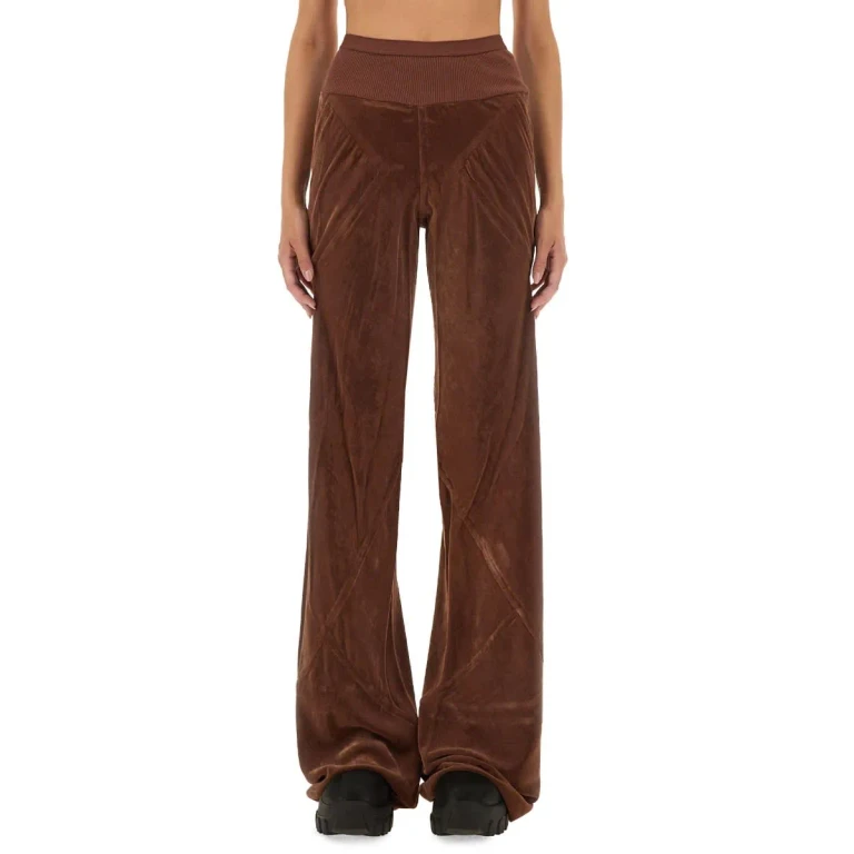 릭 오웬스 여성용 바이어스 컷 팬츠 (사이즈 40)