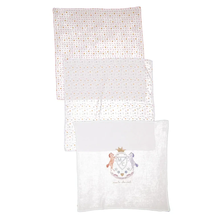 Marie Chantal Kids Graphic-Print Muslin Cloths