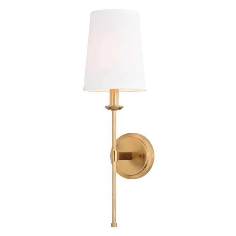 Natural Brass Wall Sconce from the Camden Collection