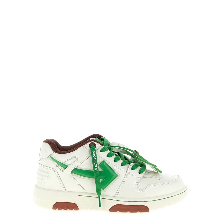 Off-White Out Of Office Bubble Arrow Sneakers Green Lh Tpu Pl - Men