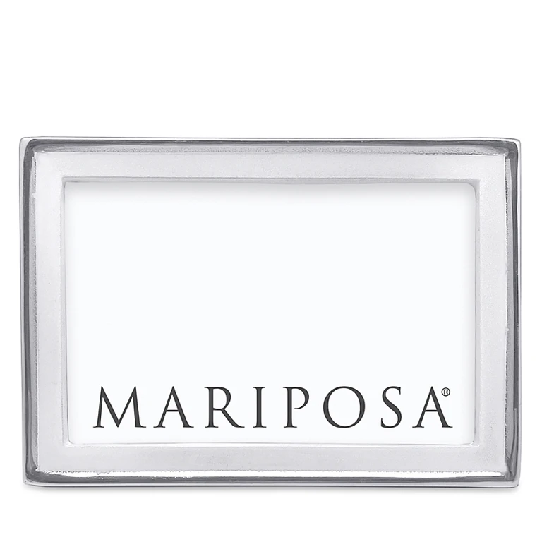 Mariposa Signature White 4 x 6 Picture Frame