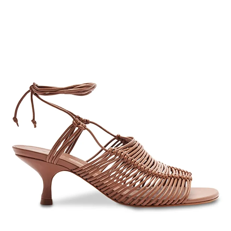 Farm Rio Women's Macrame Ankle Tie Sandals