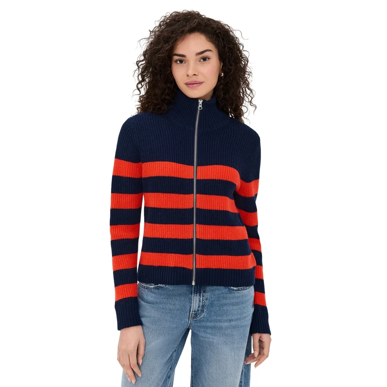 KULE The Bruce Sweater Navy/Poppy L