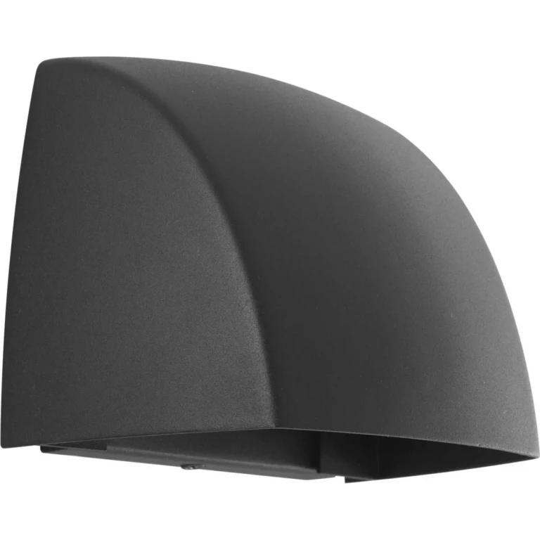Black LED Wall Lantern from the Cornice Led Collection