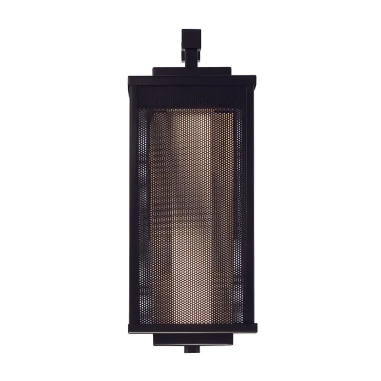 Black Gold LED Wall Sconce from the Brama Collection