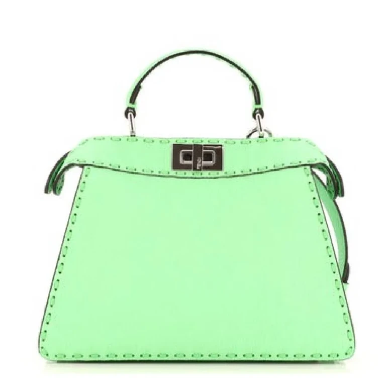 Fendi Peekaboo Top Handle Leather Bag