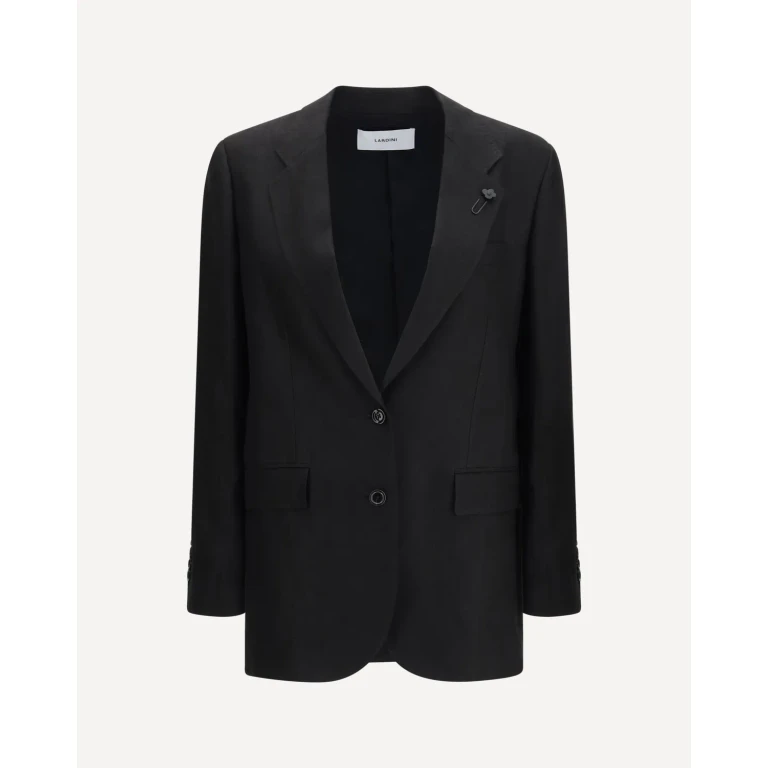 LARDINI Double-breasted linen Blazer Female 42