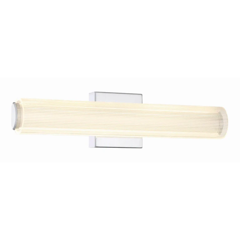 Chrome LED Bathroom Vanity Light from the Razors Edge Collection