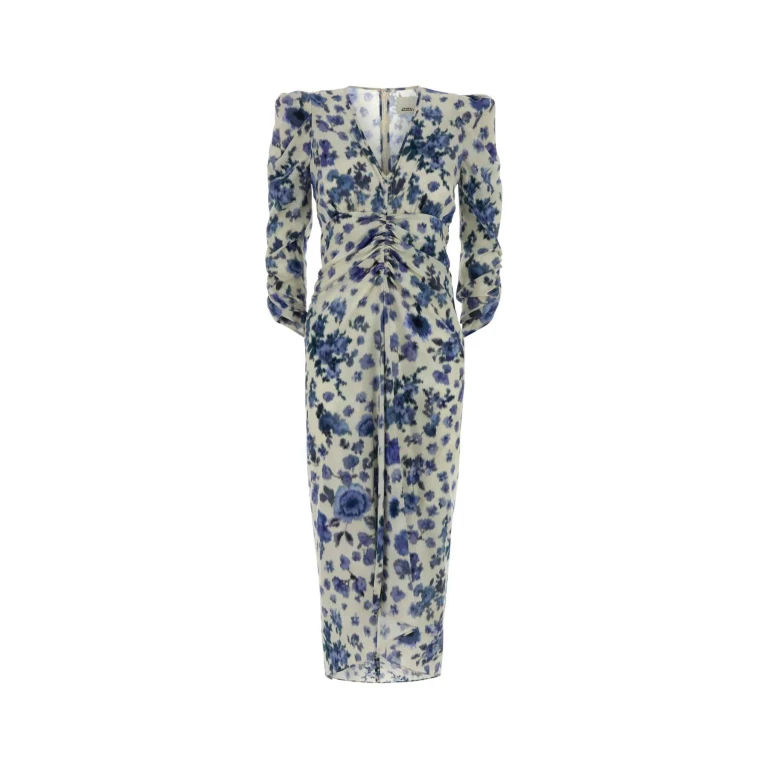 Isabel Marant Printed Stretch Crepe Albini Dress