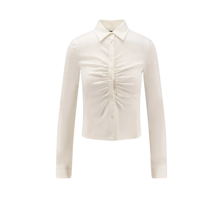 Balenciaga Shirts White _co Pa Ea - Women