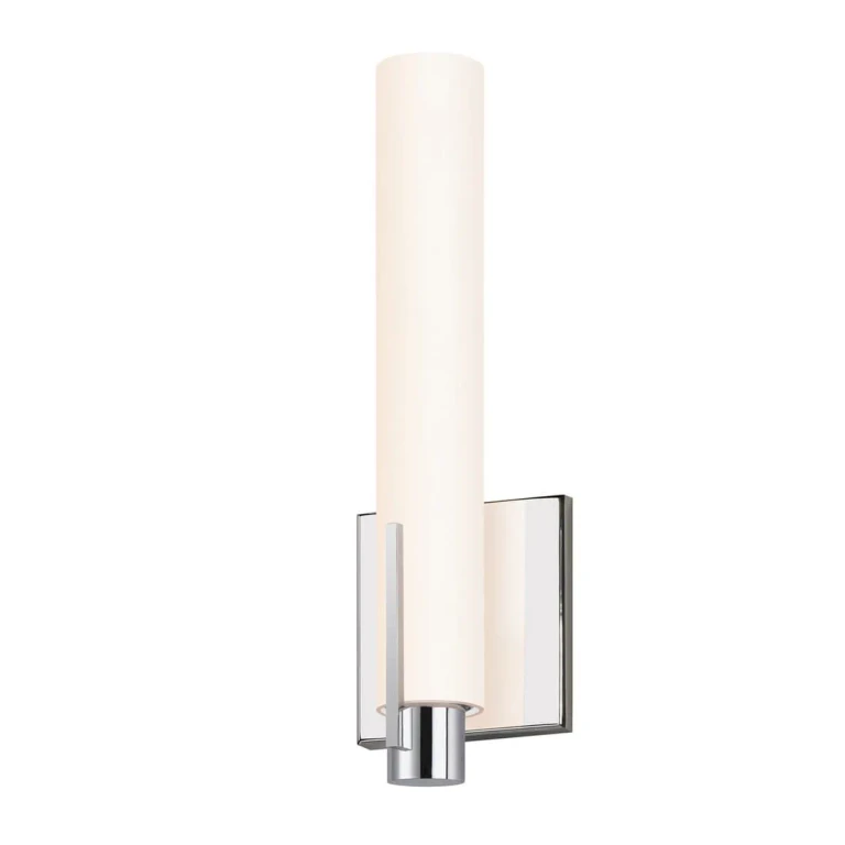 Tubo Slim LED 13.25" LED Spine Trim Sconce in Polished Chrome