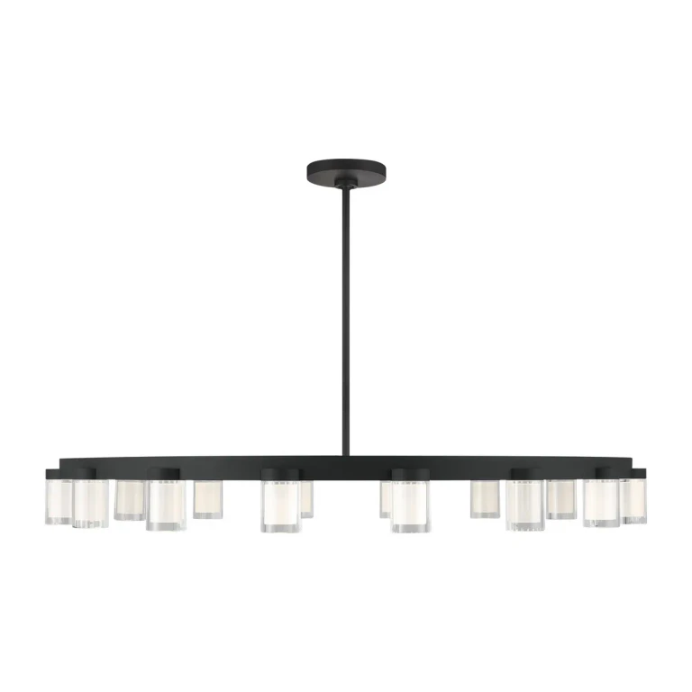 Nightshade Black LED Chandelier from the Esfera Collection