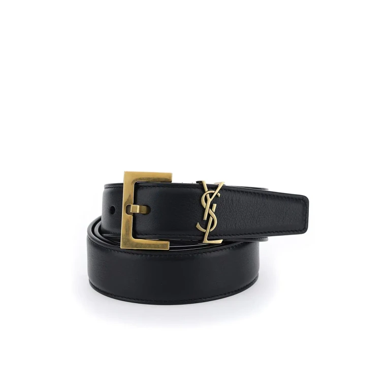 Ceinture fine Monogram Saint Laurent