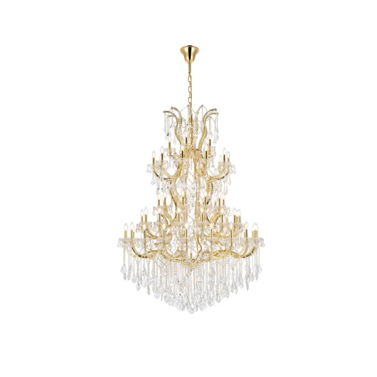 Gold 61 Light Chandelier from the Maria Theresa Collection