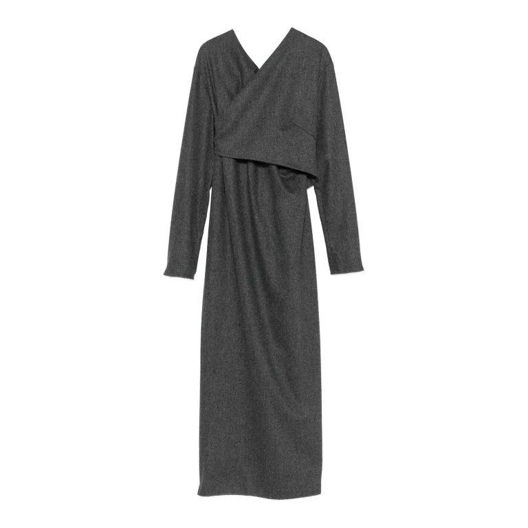 Khaite Robe Au Genou - Gris