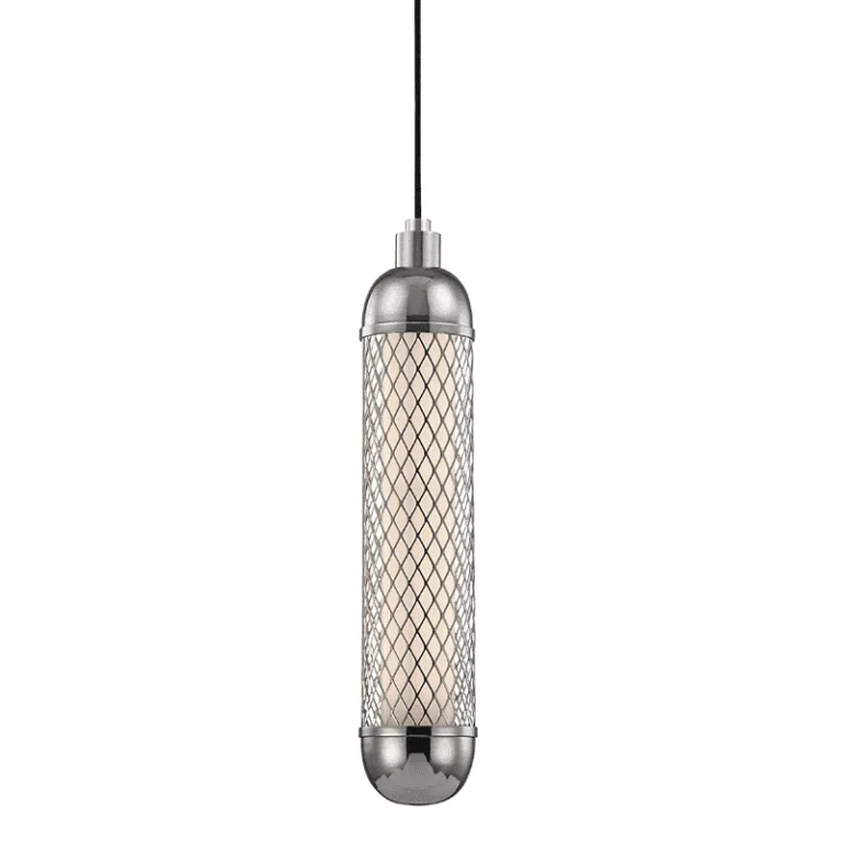 Hayes 19" Pendant Light in Polished Nickel